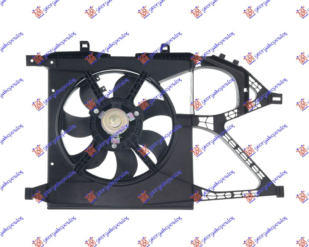 VENTILATOR HLADNJAKA KOMPLET (1.0cc ????IN) (-AC) (28cm)
