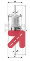 Filter za gorivo MANN-FILTER WK 614/46 - FORD FOCUS 1.8
