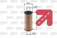 Filter za ulje VALEO 586502 - SKODA OCTAVIA 1.9 TDI