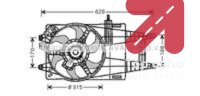 Ventilator, hladjenje motora AVA QUALITY COOLING FT7524 - Punto 2 1.2