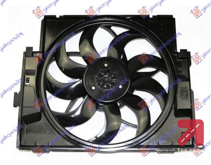 VENTILATOR KOMPLET (485mm) (3 PIN) (300W) BMW SERIES 4 (F32/36/33/)COUPE/GR.COUPE/CABRIO (2014-) (OEM: 17427600557, 17427640508)