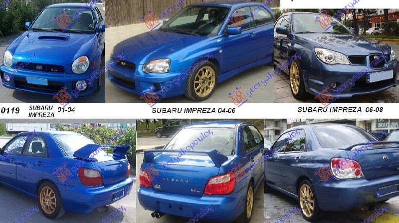 SUBARU IMPREZA 01-08