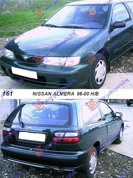 NISSAN ALMERA (N15) H/B 98-00