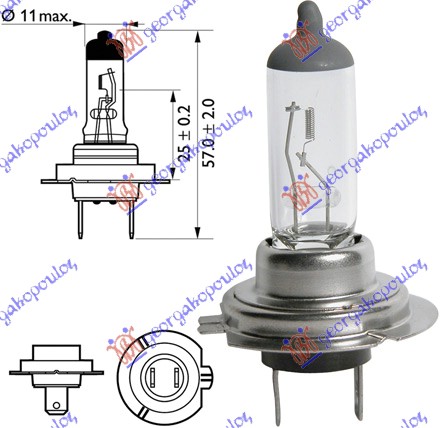 SIJALICA-H7 55W PX26D/12V