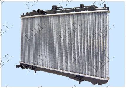 HLADNJAK MOTORA 1.5/1.6/1.8 (+/-AC) (360x690) (ENGLESKA) (GORNJI OTVORI NOSACA VENTILATORA 445mm)