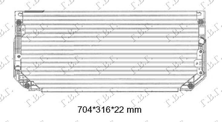 HLADNJAK KLIME (68x32) JAPAN (MAHLE BEHR)