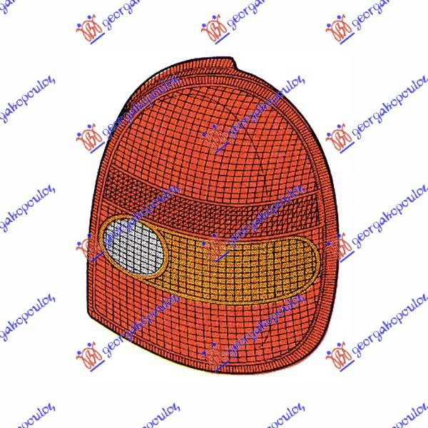 STOP LAMPA 3 VRATA (TYC)