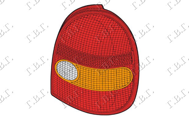 STOP LAMPA 3 VRATA (TYC)