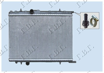 HLADNJAK MOTORA 1.4/1.6cc (+/-AC) (38x56x1.8) 02-
