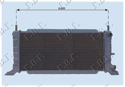 HLADNJAK MOTORA 1.1 - 1.3 88 - 90 (60.3x29.8)