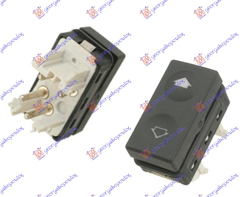 PREKIDAC U PREDNJIM/ZADNJIM VRATIMA (L=D) -1993 (4 PIN)