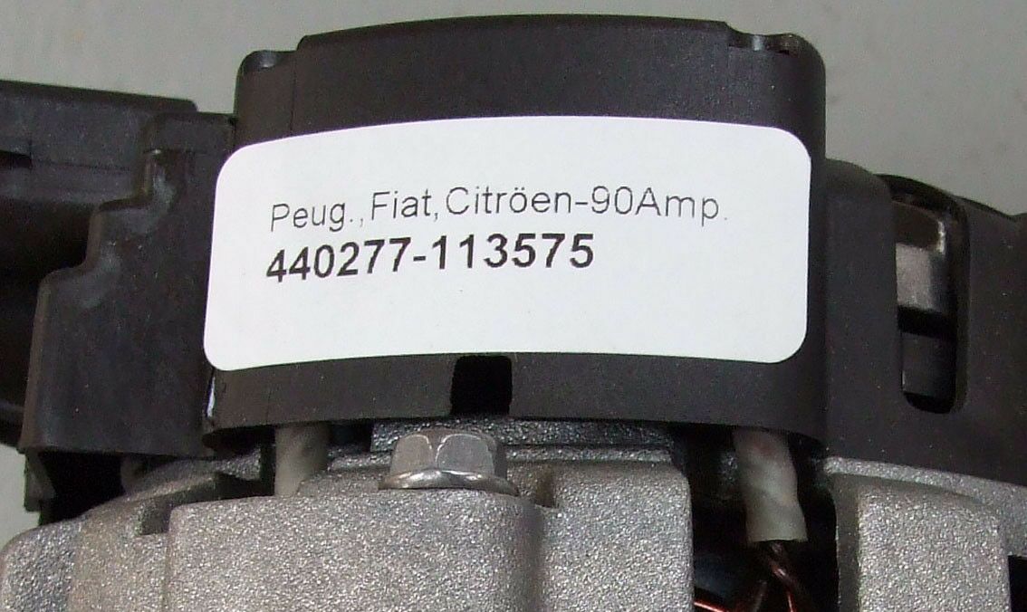 ALTERNATOR VALEO 12V 80A 6PK PEUGEOT 206, 307 1.6I 89.