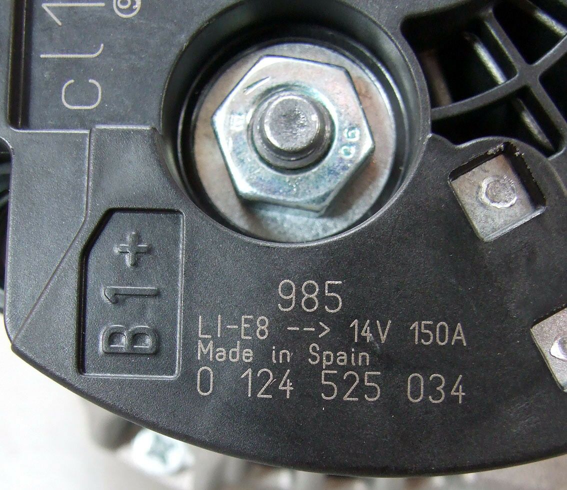 ALTERNATOR BOSCH 12V 150A PEUGEOT 407 CITROEN C1C2C3C4C5