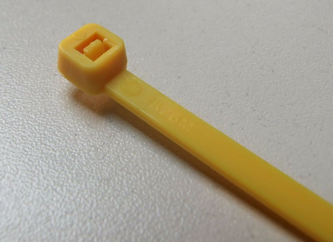 PLASTIČNA VEZICA 4.8X190MM ŽUTA