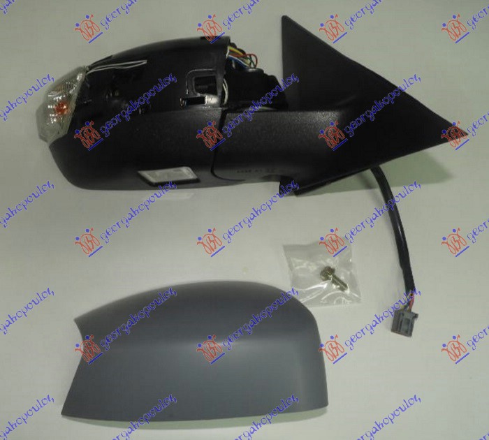 RETROVIZOR ELEKTRICNI SA GREJACEM (ELEKTRO-SKLOPIV) (MIGAVAC) (SVETLO) (7 PIN)