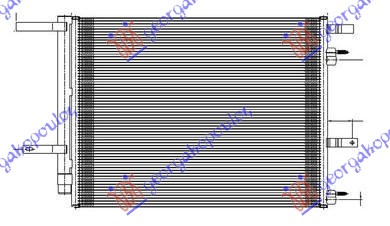 HLADNJAK KLIME 2.5 BENZIN (60x43.4x16)
