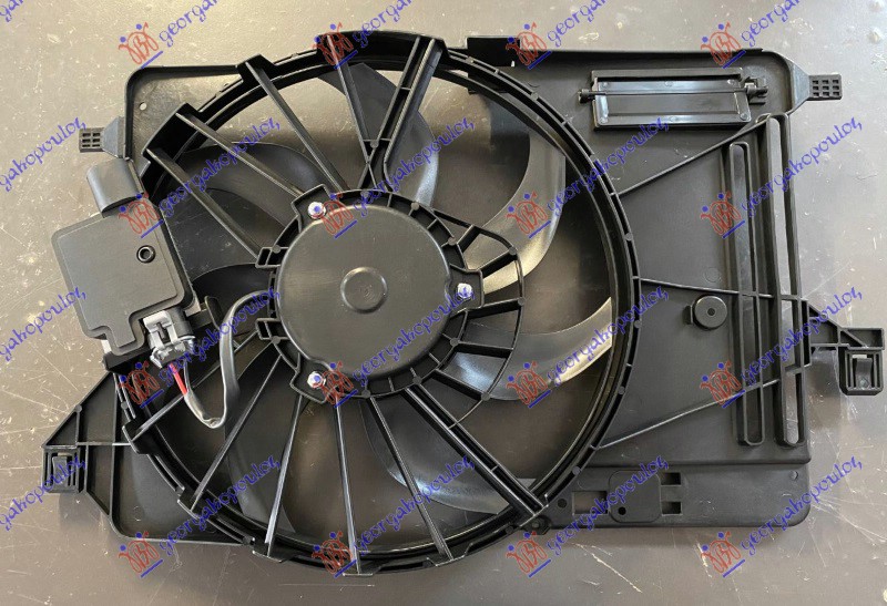 VENTILATOR KOMPLET (1.5/1.6 TDCi DIZEL) (385mm)