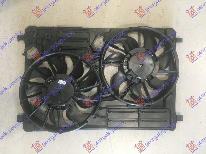 VENTILATOR (DUPLI) KOMPLET (1.5 EcoBoost BENZIN - 2.0 TDCi DIZEL) (2+2 PIN)