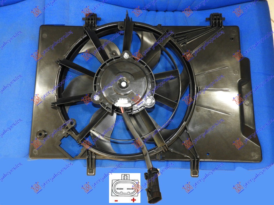 VENTILATOR KOMPLET (BENZIN/DIZEL) (+AC)