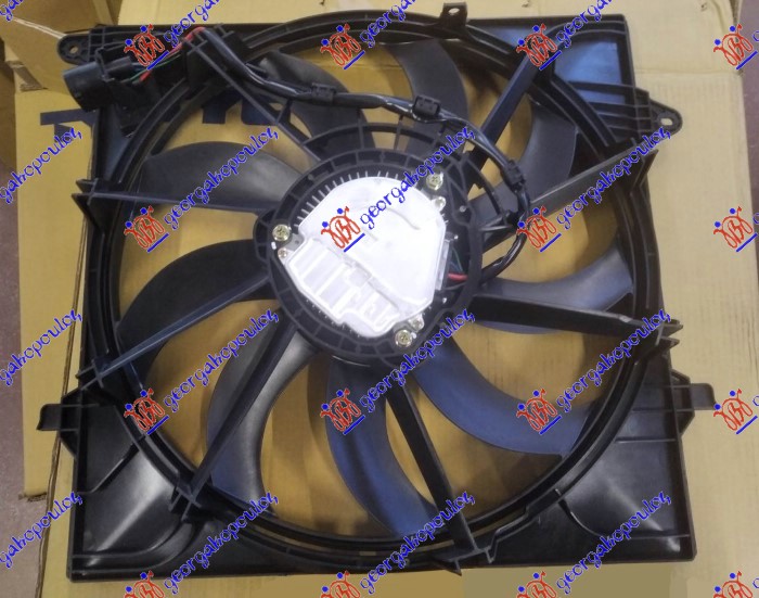 VENTILATOR KOMPLET (2.0/2.2 CRDi DIZEL) (4 PIN)