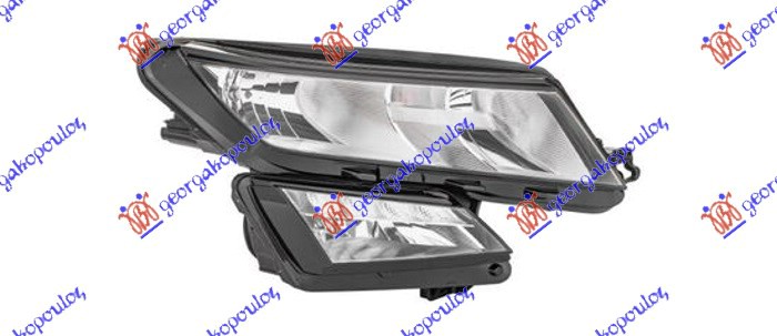 FAR ELEKTRICNI SA LED DNEVNIM SVETLOM (HELLA)