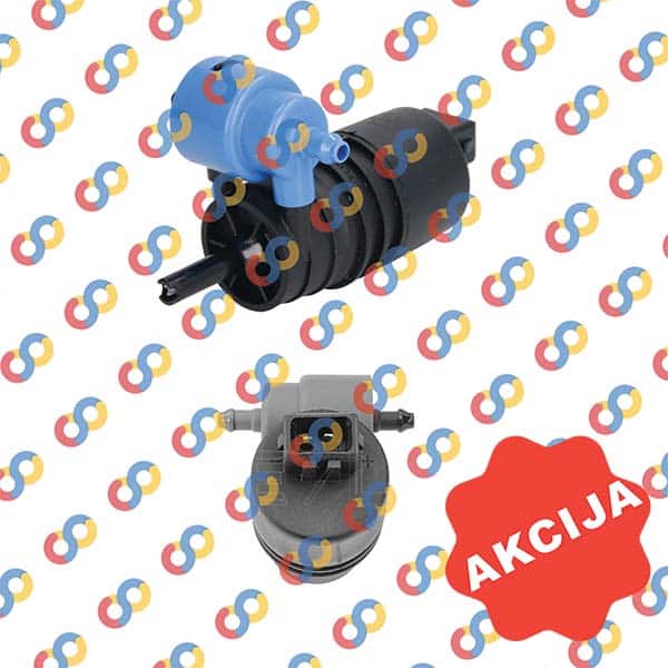 Pumpa za tečnost za pranje vetrobrana, Fiat Grande, Forda Galaxy, Opel (Agila, Astra, Combo, Corsa, Meriva, Omega, Signum, Tigra, Vectra, Zafira), Seat (Alhambra, Ibiza, inca, Leon), VW (Golf, Passat, Polo, Sharan, Transporter)