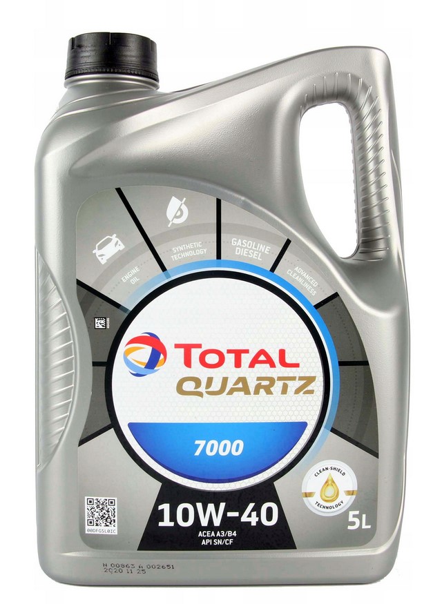 Ulje motorno Total Quartz 7000 10W40 5/1
