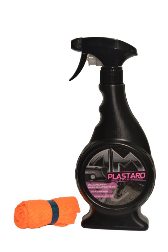 Plastaro + microfiber - 500ml Sredstvo za negu i sjaj površina u vozilu