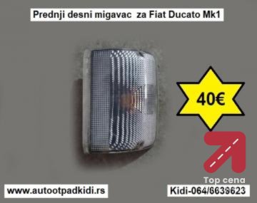 Prednji desni migavac za Fiat Ducato Mk1