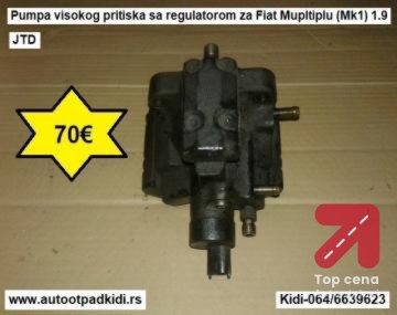 Pumpa visokog pritiska sa regulatorom za Fiat Multiplu (Mk1) 1.9 JTD