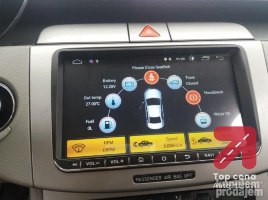 Android multimedija VW Pasat Golf Polo Tiguan Cedy Touran VW