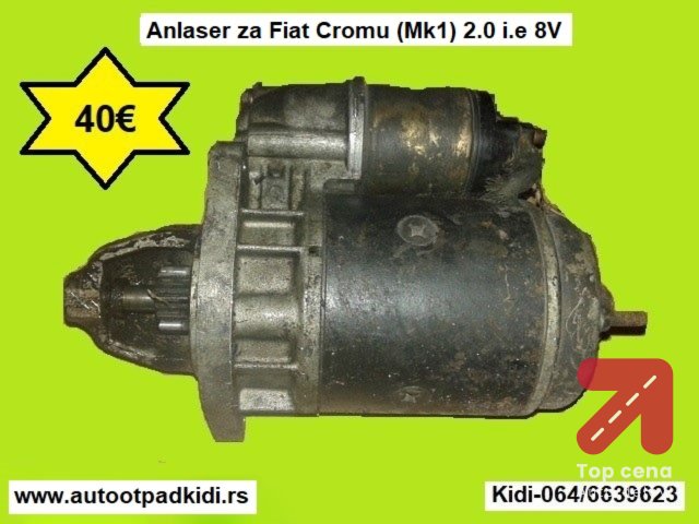 Anlaser za Fiat Cromu (Mk1) 2.0 i.e 8V
