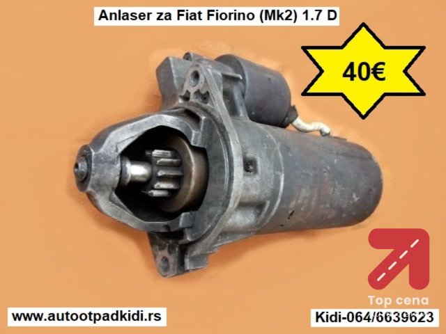 Anlaser za Fiat Fiorino (Mk2) 1.7 D

