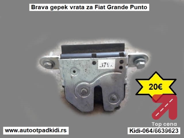 Brava gepek vrata za Fiat Grande Punto
