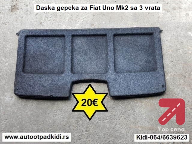 Daska gepeka za Fiat Uno Mk2 sa 3 vrata
