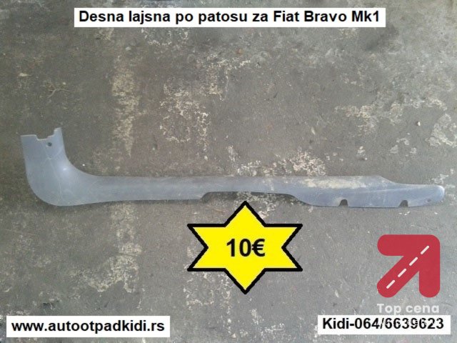 Desna lajsna po patosu za Fiat Bravo Mk1
