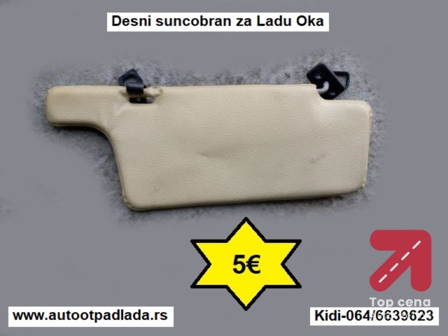 Desni suncobran za Ladu Oka

