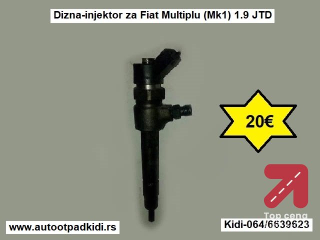Dizna-injektor za Fiat Multiplu (Mk1) 1.9 JTD
