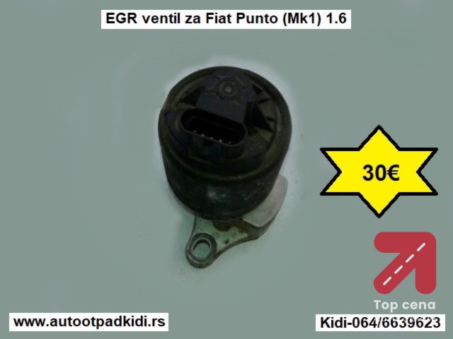 EGR ventil za Fiat Punto (Mk1) 1.6
