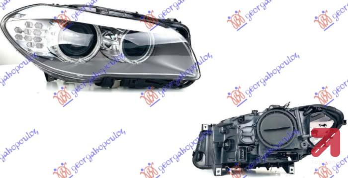 FAR Bi-XENON SA LED DNEVNIM SVETLOM (TYC) Desna str. BMW SERIES 5 (F10/11) (2010-2013) (OEM: 63117271912)