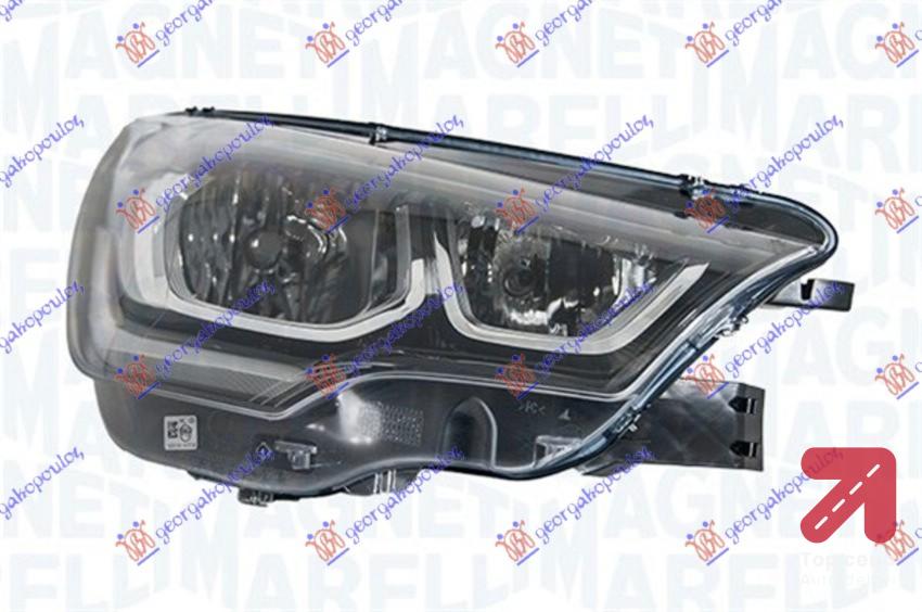 FAR ELEKTRICNI SA LED DNEVNIM SVETLOM 15- (MARELLI) Desna str. CITROEN C4 (2011-2020) (OEM: 9808623780)