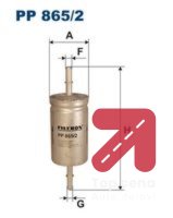 Filter za gorivo FILTRON PP 865/2 - FORD FOCUS 1.8