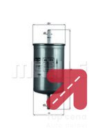 Filter za gorivo KNECHT KL 233/2 - SKODA OCTAVIA 1.9 TDI