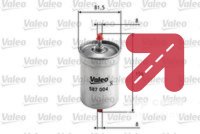 Filter za gorivo VALEO 587004