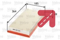 Filter za vazduh VALEO 585009 - SKODA OCTAVIA 1.9 TDI