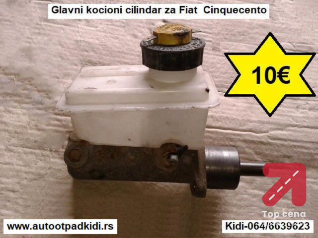Glavni kocioni cilindar za Fiat Cinquecento
