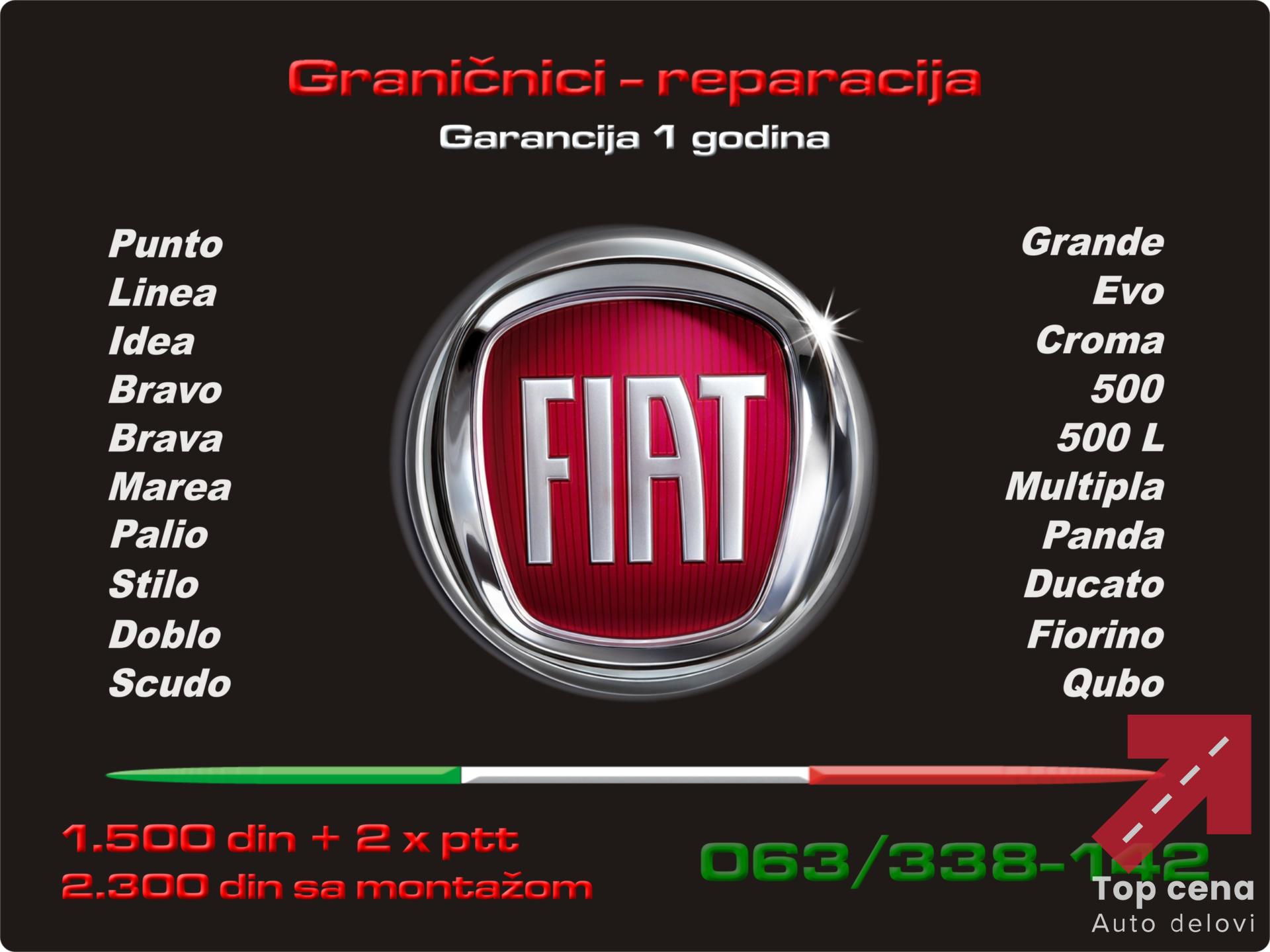 Graničnik vrata FIAT - reparacija