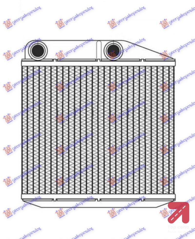 GREJAC KABINE (B) +/ - AC (160x188)DENS.TIP FIAT FIORINO/QUBO (2008-2016) (OEM: 55702423, 77363898)