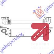 HLADNJAK INTERCULERA 2.2-2.7 CDi (650x127x62) MERCEDES C CLASS (W203) SDN/S.W. (2003-2007) (OEM: 2035000500)