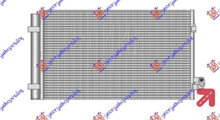 HLADNJAK KLIME 4.4 M5/M550 BENZIN (660x382x16) BMW SERIES 7 (G11/G12) (2019-) (OEM: 9364255, 64539364255)